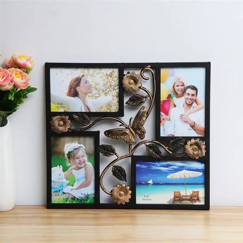 4 Wall Decor Photo Frame Opening Picture Frames Collage Display Pictures U Photo Collage Frame Picture Frame Collage